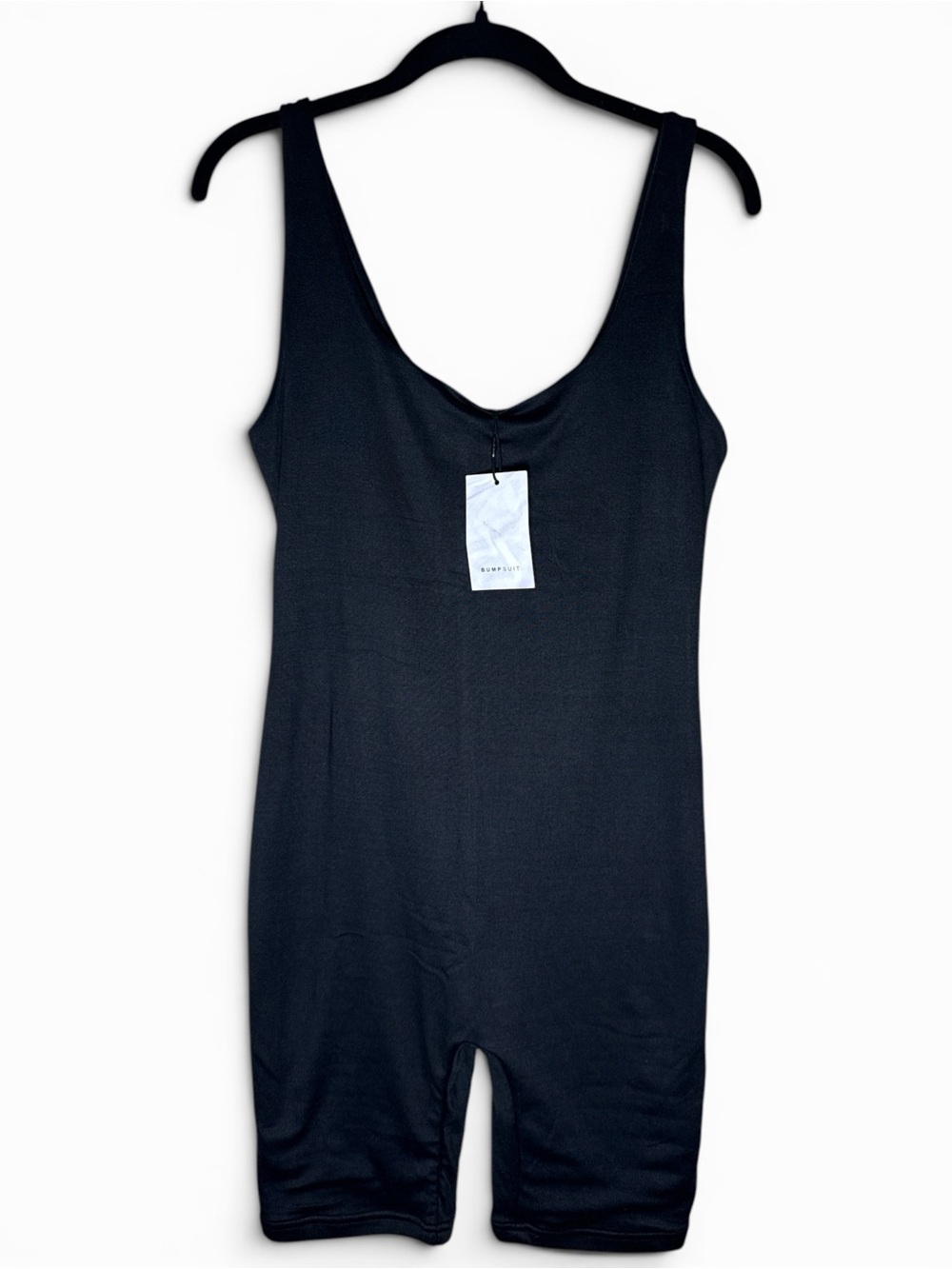 Bumpsuit Black Tank Romper One Piece Bodysuit Size Medium NWT